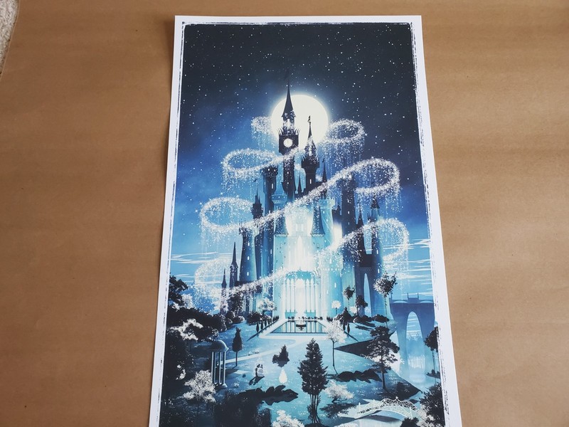 Cinderella by Ben Harman Print Poster Bottleneck Disney Rare x/100 gallery