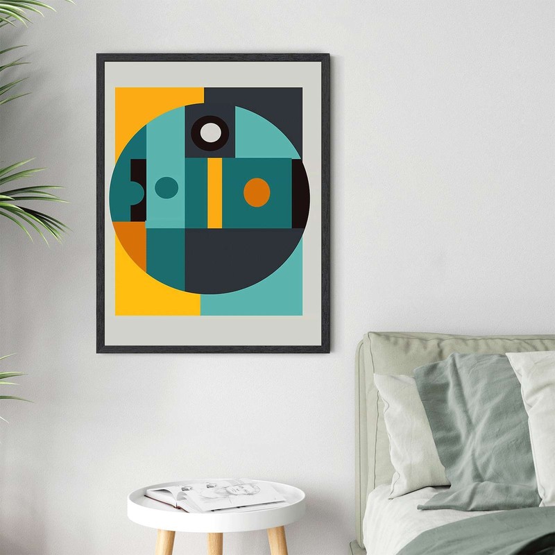 Geometric Shapes Abstract Wall Art Canvas Oil Paintings Reproduction gallery