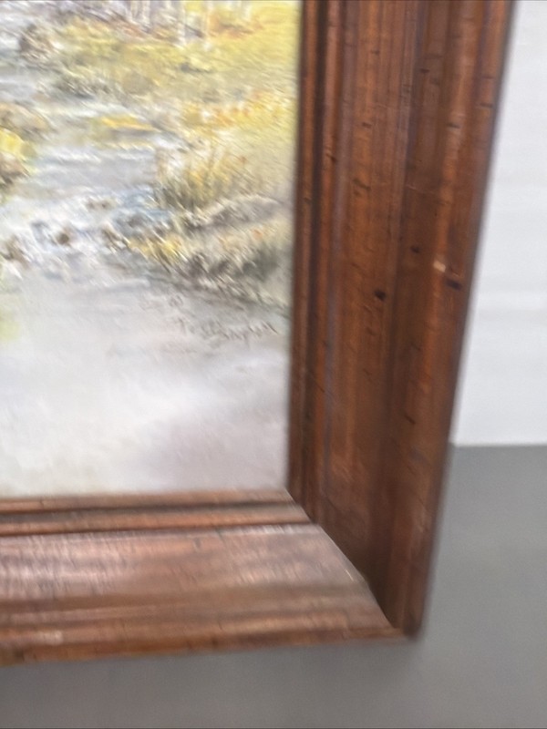 Vintage Peggy Bingham Framed Print Aspen, Mountains Landscape P0 gallery