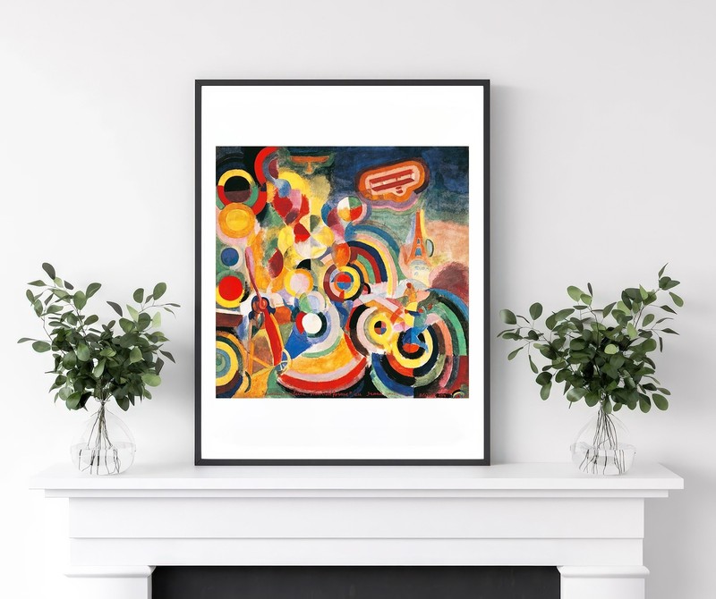 Art print Delaunay Homage to Bleriot giclee print poster wall Art home decor gallery