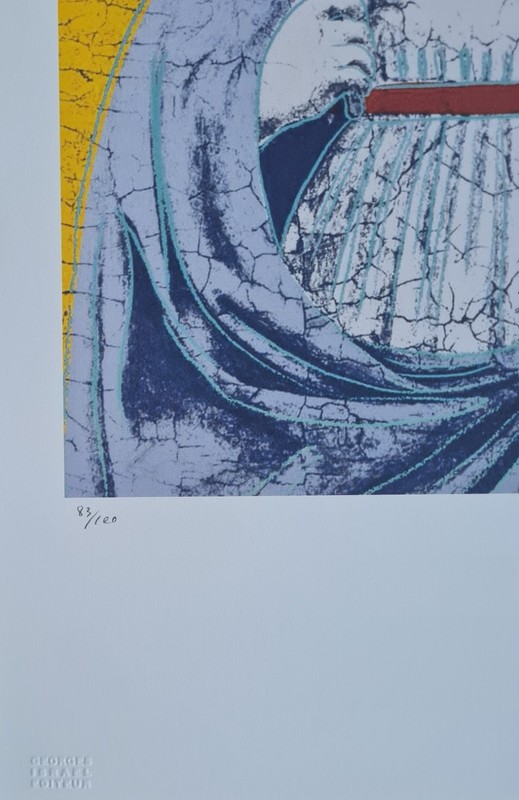 Andy Warhol * St. Apollonia * 57 x 38 cm * Signed Lithograph * Limited # 83/100 gallery