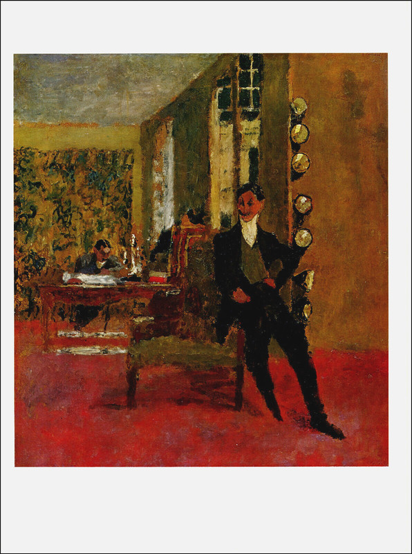 1968 Vintage Print Plate Edouard Vuillard Painting The Art Dealers Symbolism