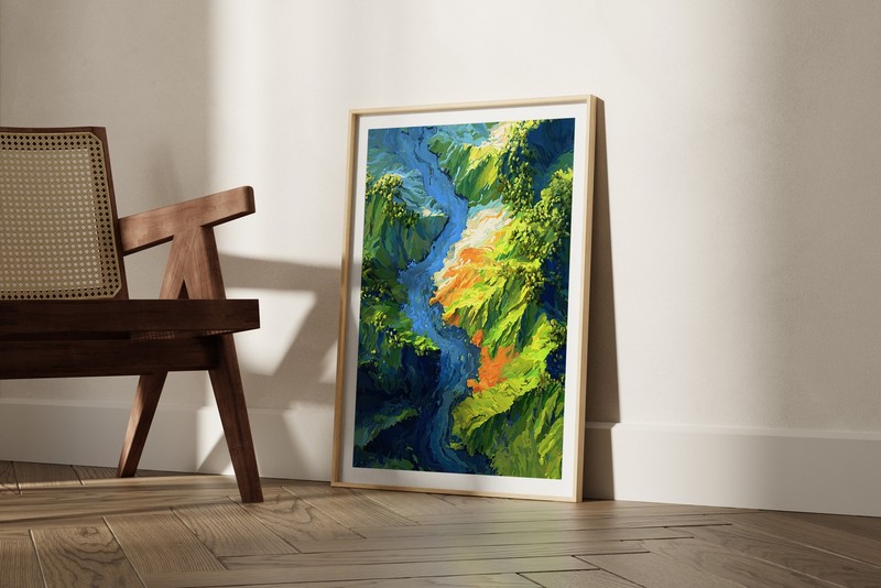 Amazon Rainforest 24x36 Giclée Art Print Ltd 1/25 Signed COA Rombley V16 gallery