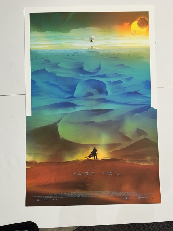 Dune Part Two Variant Poster Andy Fairhurst Bottleneck Gallery AP /15