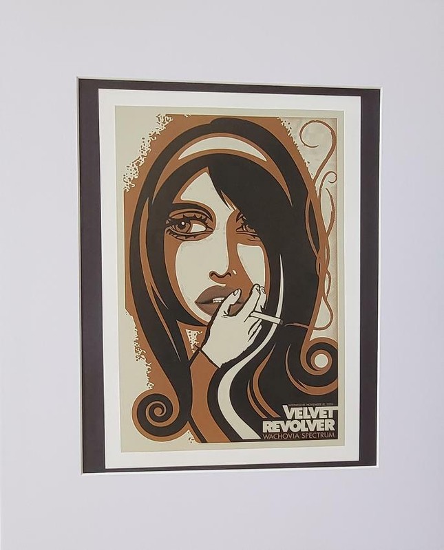 Todd Slater "Velvet Revolver" Poster Print Matted offset Lithograph Rep. 2015 gallery