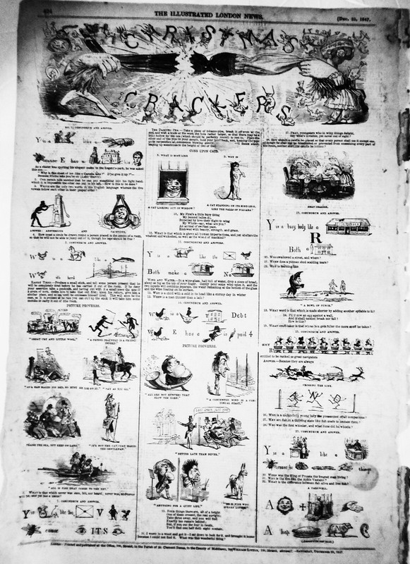Christmas Crackers – Illustrated London News, December 25, 1847 First appearance