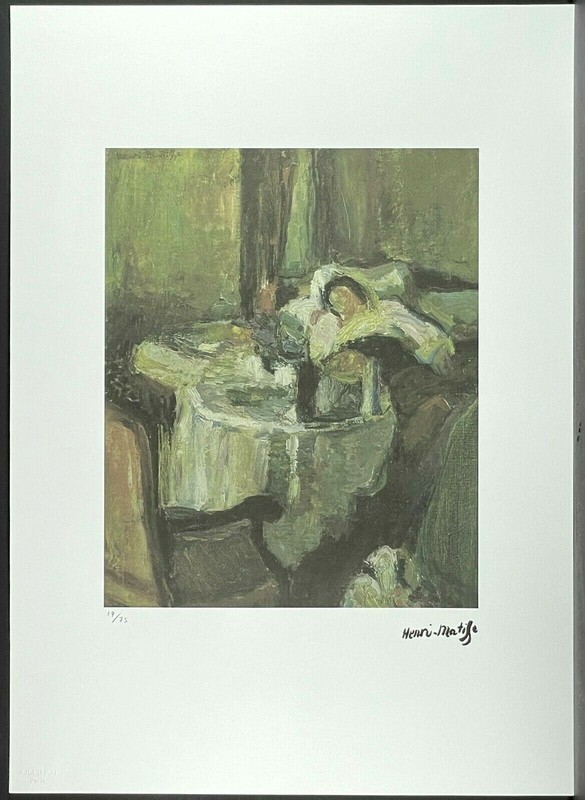 Henri Matisse * 50 X 70 Cm * Signed Lithograph * Limited # 19/75