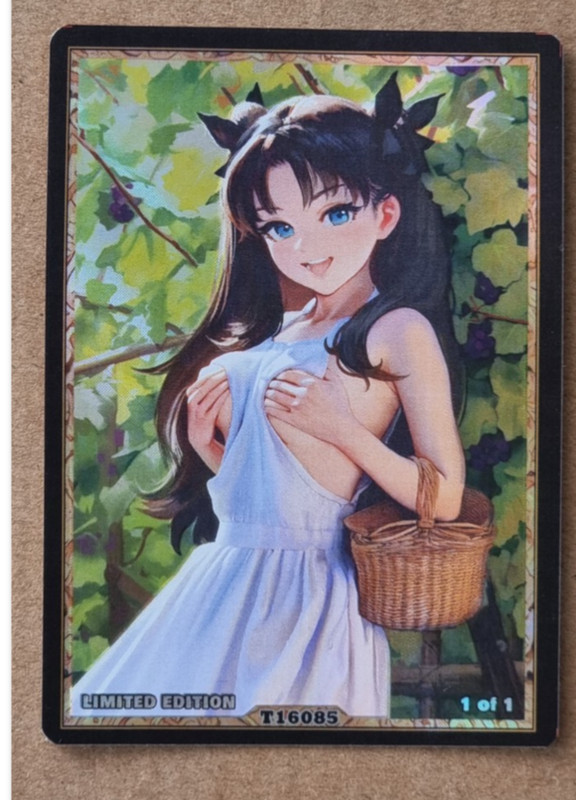 Waifu 1/1 Holo Waifu Art Nude Custom Spicy Waifu Anime Card 2.5X3.5