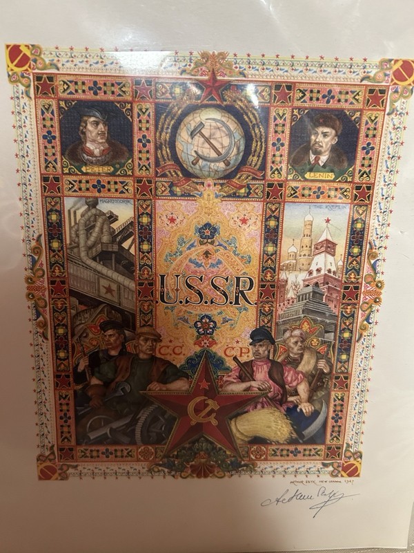 ARTHUR SZYK -SIGNED LITHO -U.S.S.R -1947 - PHOTOS- RARE VG. LOOK gallery
