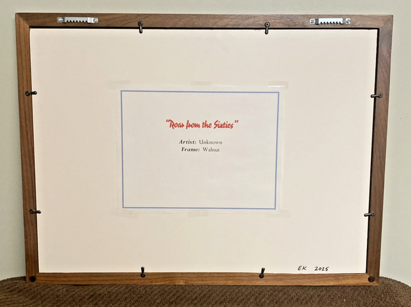 Framed Print - Roar From The 60’s By Dick Wallen 18 In. X 22 In. gallery
