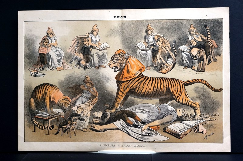 Public School v Catholic Education 1884 ROMAN INFLUENCE on SCHOOL SYSTEM Puck
