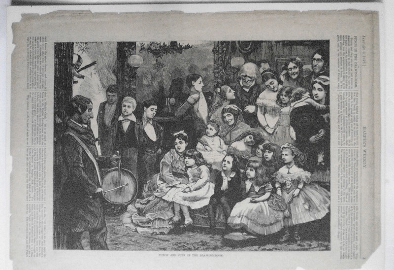 Punch and Judy in the Drawing Room. Harper's Weekly January 6, 1872