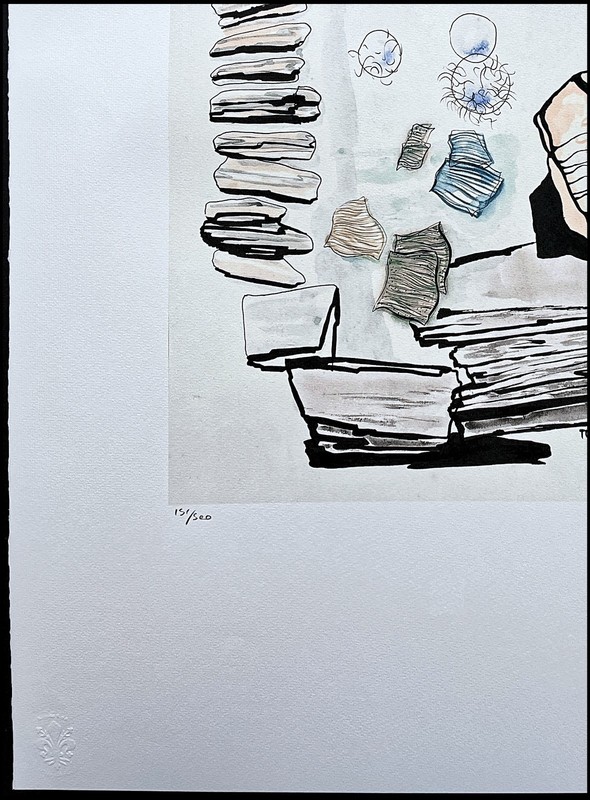 TOYEN - Stones - numbered edition 151/500, 50x70 cm (19,7x27,6 in) gallery