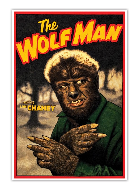 Creature The Wolf Man Old Movie Poster Art Print Lithograph Original Reprint NEW