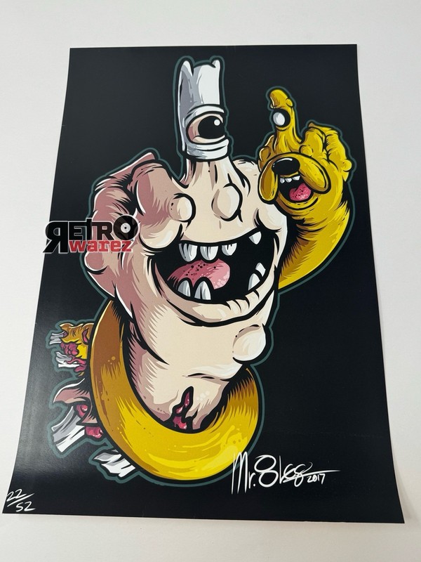 Adventure Time FYBH Limited Art Poster 12×18” 2017 Mr 8 Legz TV Show Cartoon