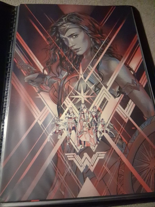Wonder Woman Variant by Martin Ansin Limited Screen Print Poster 24x36 Gal Gadot