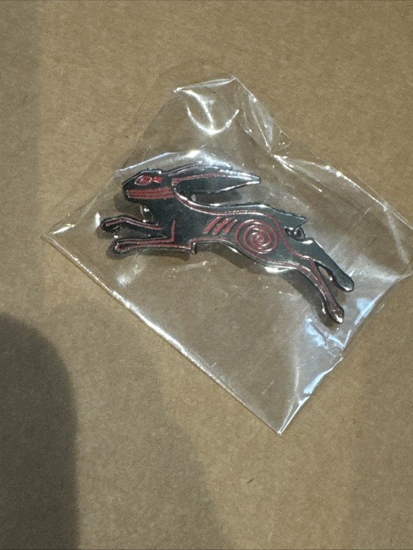 RAID71 Rabbit Enamel Pin Sold Out 2024 Red and Black Colorway Raid 71