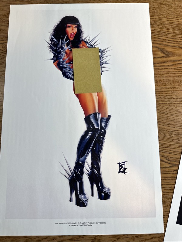 Ricky E. Carrelero Fantasy Sexy Women 17” x 11” Lot of 3 Posters gallery