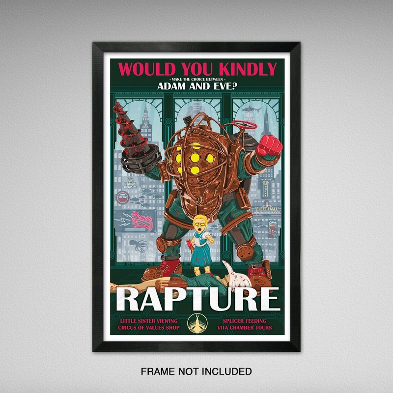 Bioshock – Rapture Travel Poster – 11×17 inches