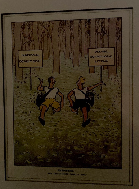 Original Lithograph British Punch Mag. Nov. 1935 By Fougasse Titled “Unsporting” gallery