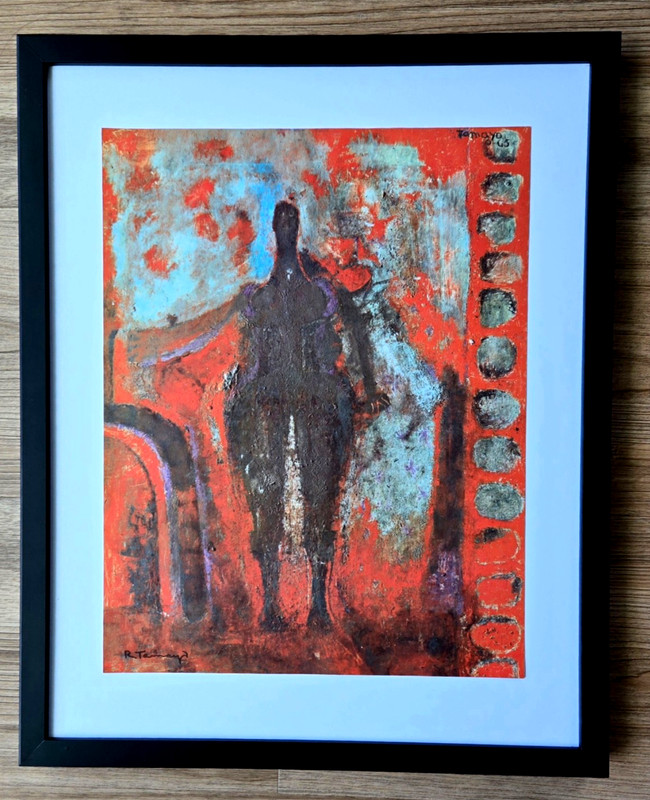 Rufino Tamayo 1977 Large Signed Limited Edition Vintage Print Galeria Misrachi