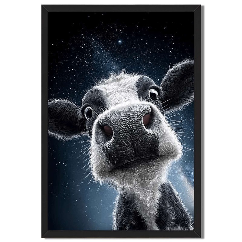 Cow Face Wall Art Canvas Oil Paintings Reproduction