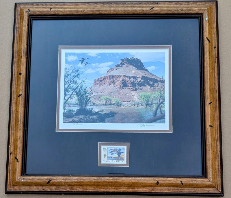 Robert Steiner 1991 New Mexico Duck Stamp Print Numbered/Signed
