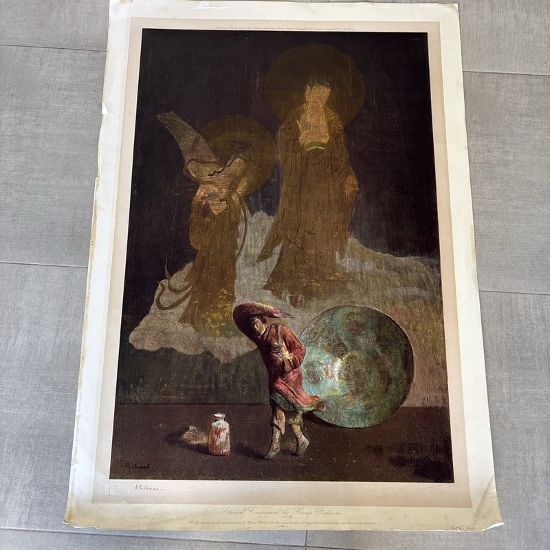 HOVSEP PUSHMAN Vtg Rare 1968 ESTATE SIGNED OOP Ltd Ed Litho ETERNAL COMPASSION gallery