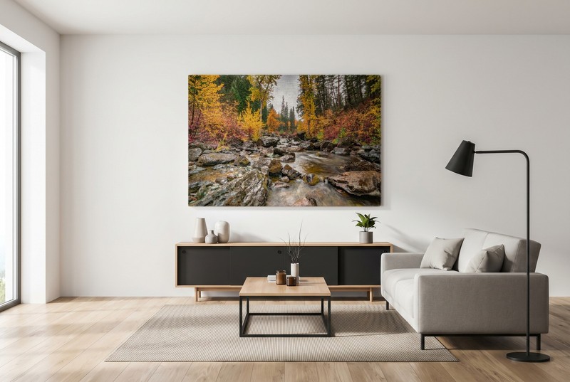 Artographie - Flathead National Forest in Montana - Art Print on Paper or Canvas gallery