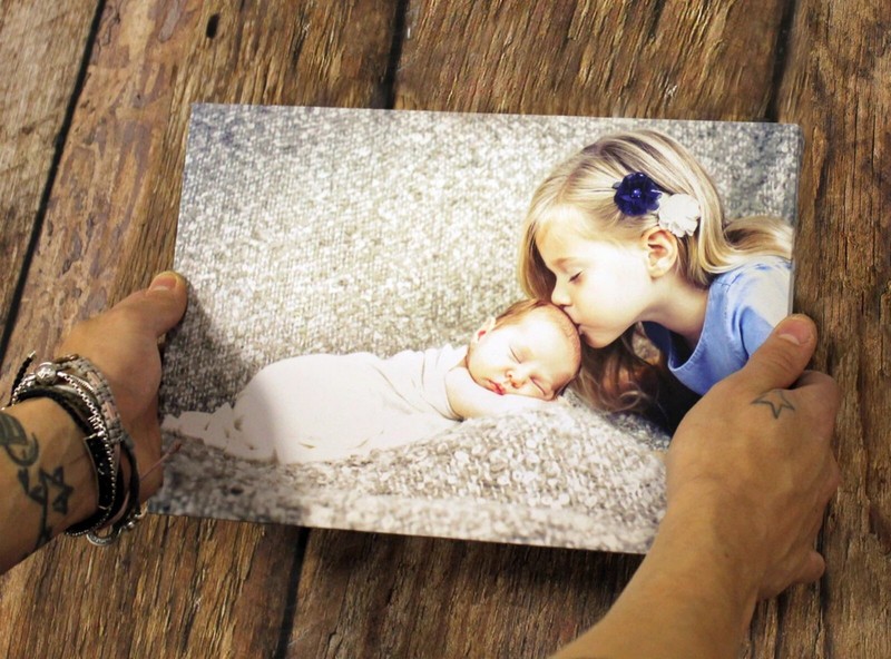 Personalised Canvas Print Your Photo Picture Eco Friendly Ink Scratch Resistant