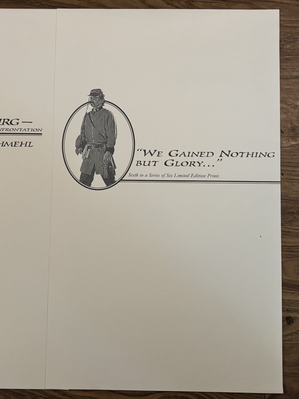 Bradley Schmehl We Gained Nothing But Civil War Art Print 6th In Ltd Ed. Series gallery