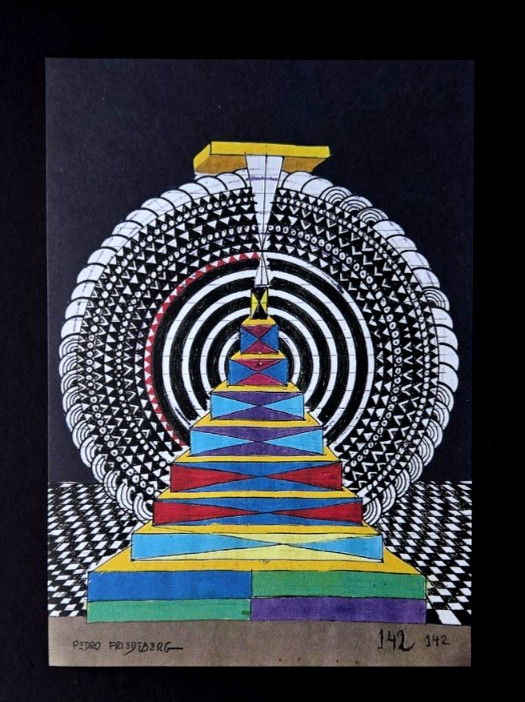 🔥 Pedro Friedeberg + Signed Print Framed + Ready to Hang + Road to the Infinity gallery