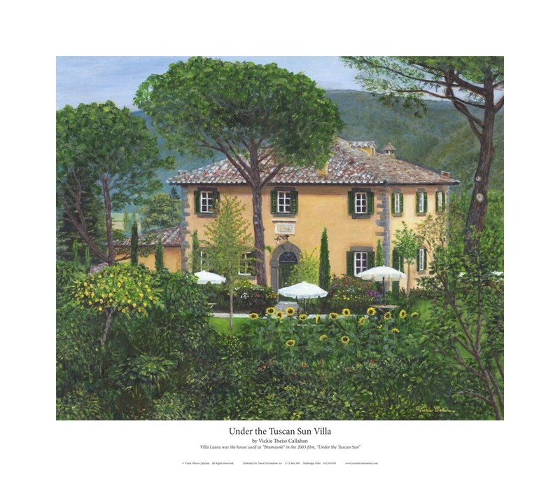Tuscan Villa – Giclee, Artwork Reproduction, Print, Realism