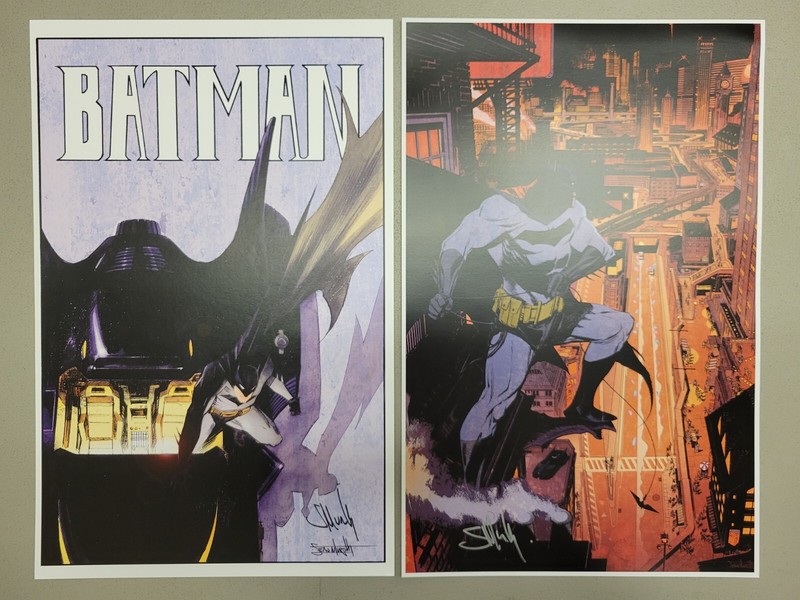 Batman Print 2 Pack Signed By Sean Murphy White Knight 11×17″