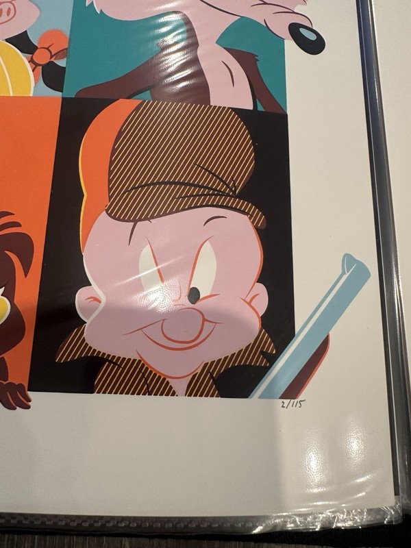 Dave Perillo - Looney Tunes - 18 x 24 inches screen print Bugs Bunny ed of 115 gallery