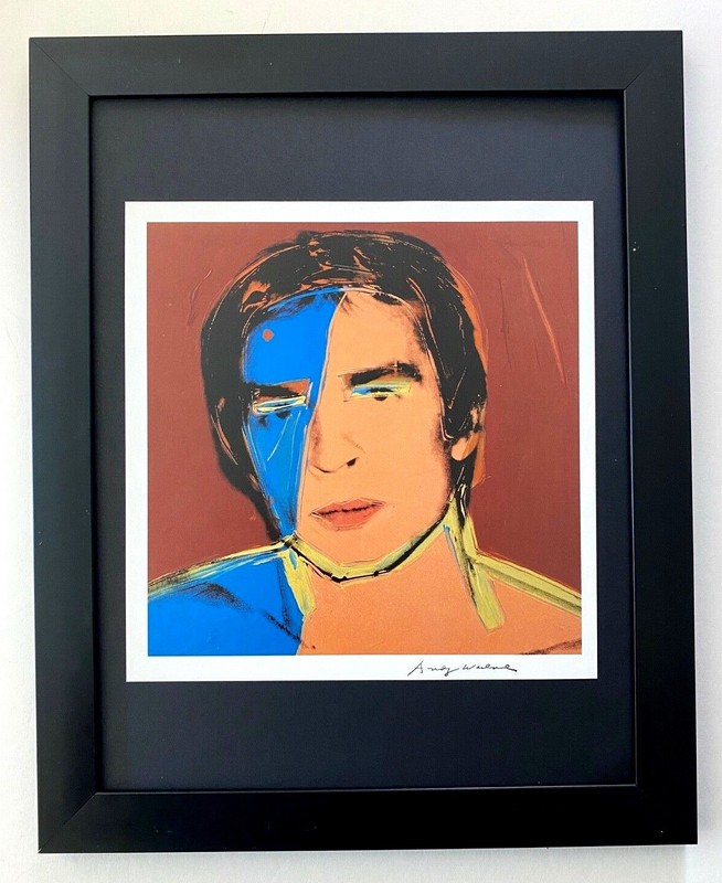 Andy Warhol | Vintage 1984 Rudolf Nureyev Print Signed | FRAMED