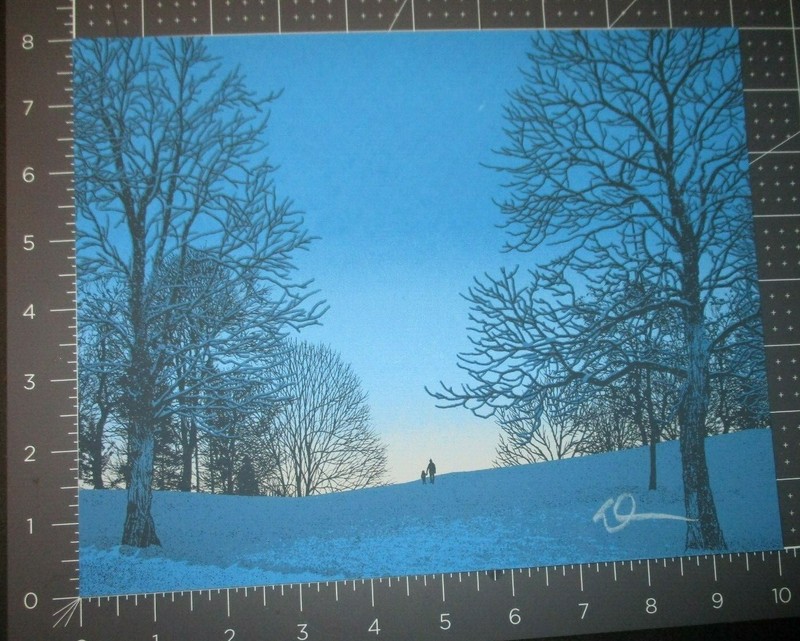 DAN MCCARTHY art print poster Mystery Print cut silkscreen trim 7 A