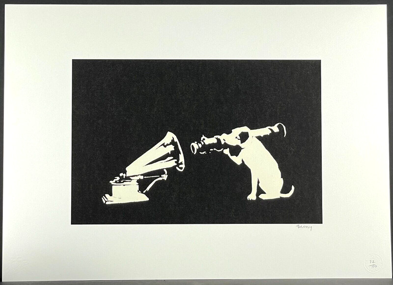 BANKSY * HMV * 70 x 50 cm * Lithograph * Limited # 77/150