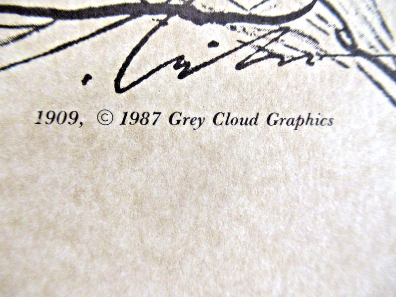"THEN YOU'LL REMEMBER ME" (GIBSON GIRL)~ *1909 PEN-AND-INK SKETCH - (11" X 14")* gallery