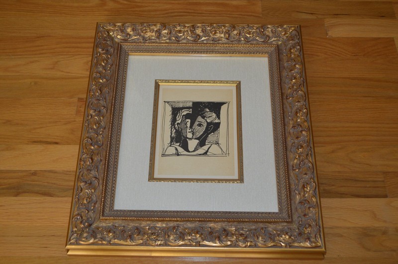 Pablo Picasso ~ Custom Framed "Bust de Femme" Original 1926 LE Lithograph gallery