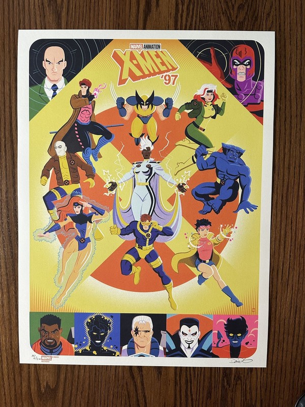 X-Men ’97 Mondo 18×24 Poster Dave Perillo Limited Edition Screen Print