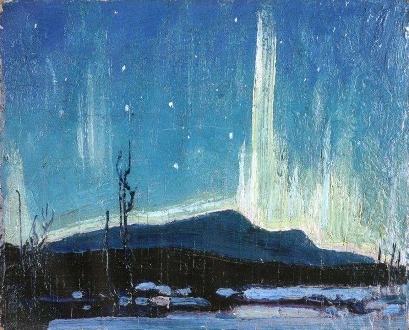 Northern Lights Tom Thomson 1917 VINTAGE poster print wall art