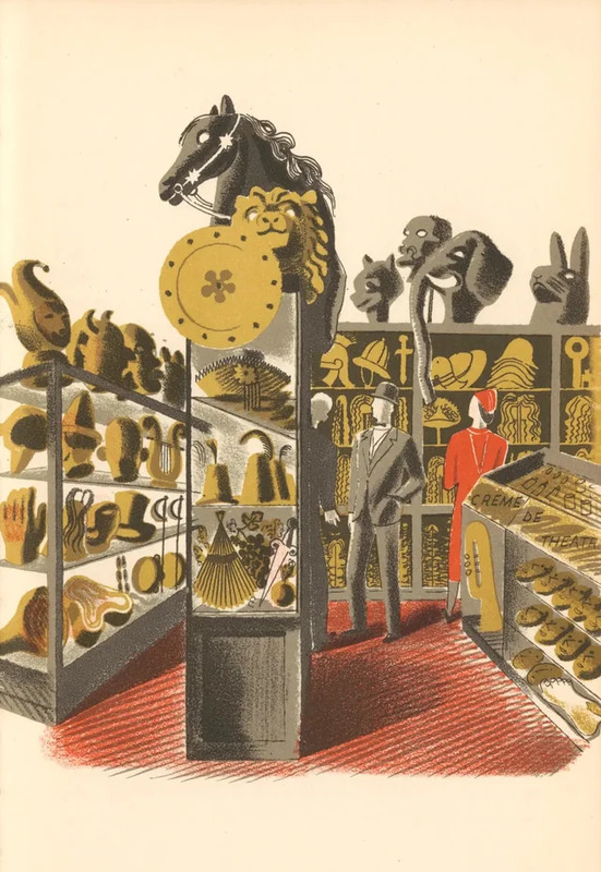 Eric Ravilious : Theatrical Properties : 1938 : Archival Quality Art Print