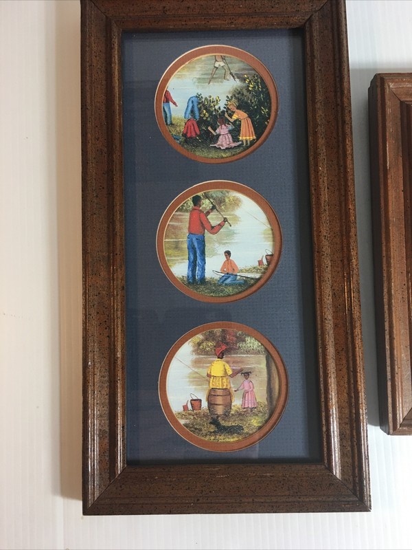 Beth Cummings Folk Art Framed Print Lot Home Life Primitive Country Decor gallery