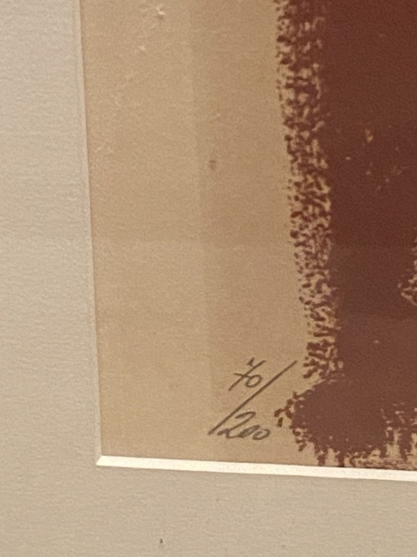 Moshe Gat Signed Lithograph Student at Yeshiva Israel Judaica 70/200 gallery