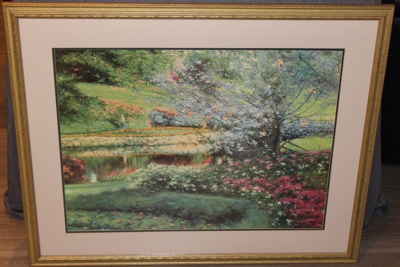 Paragon Picture Gallery Art Print of A Beautiful Flower Garden 31″ x 39″