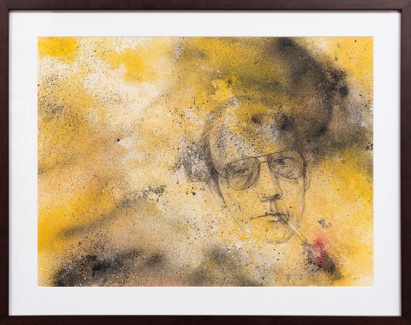 Portrait of Hunter S. Thompson – Bask by John Sebelius