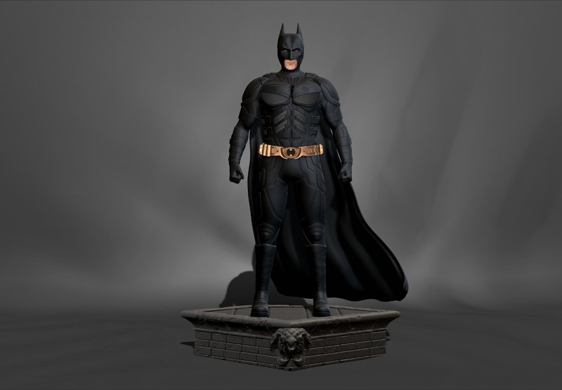 Batman The Dark Knight Model Printing Miniature Assembly – File for 3D Printer