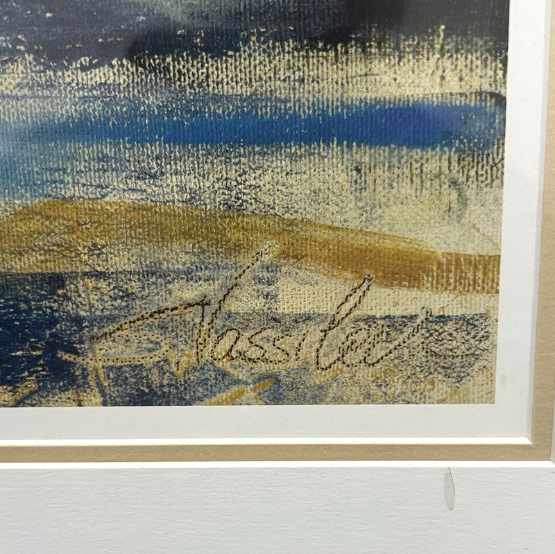 Silvia Vassileva Giclee Print Plate Signed Framed Sailboat II Nautical 22x22 gallery