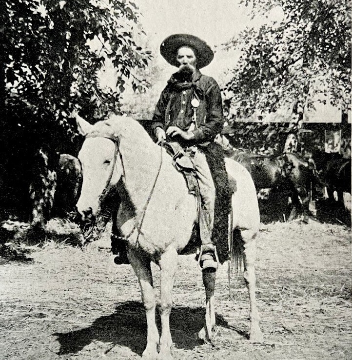 1921 A Pioneer Of The Old West Cowboy On Horse Photo Print Furlong DWN8C